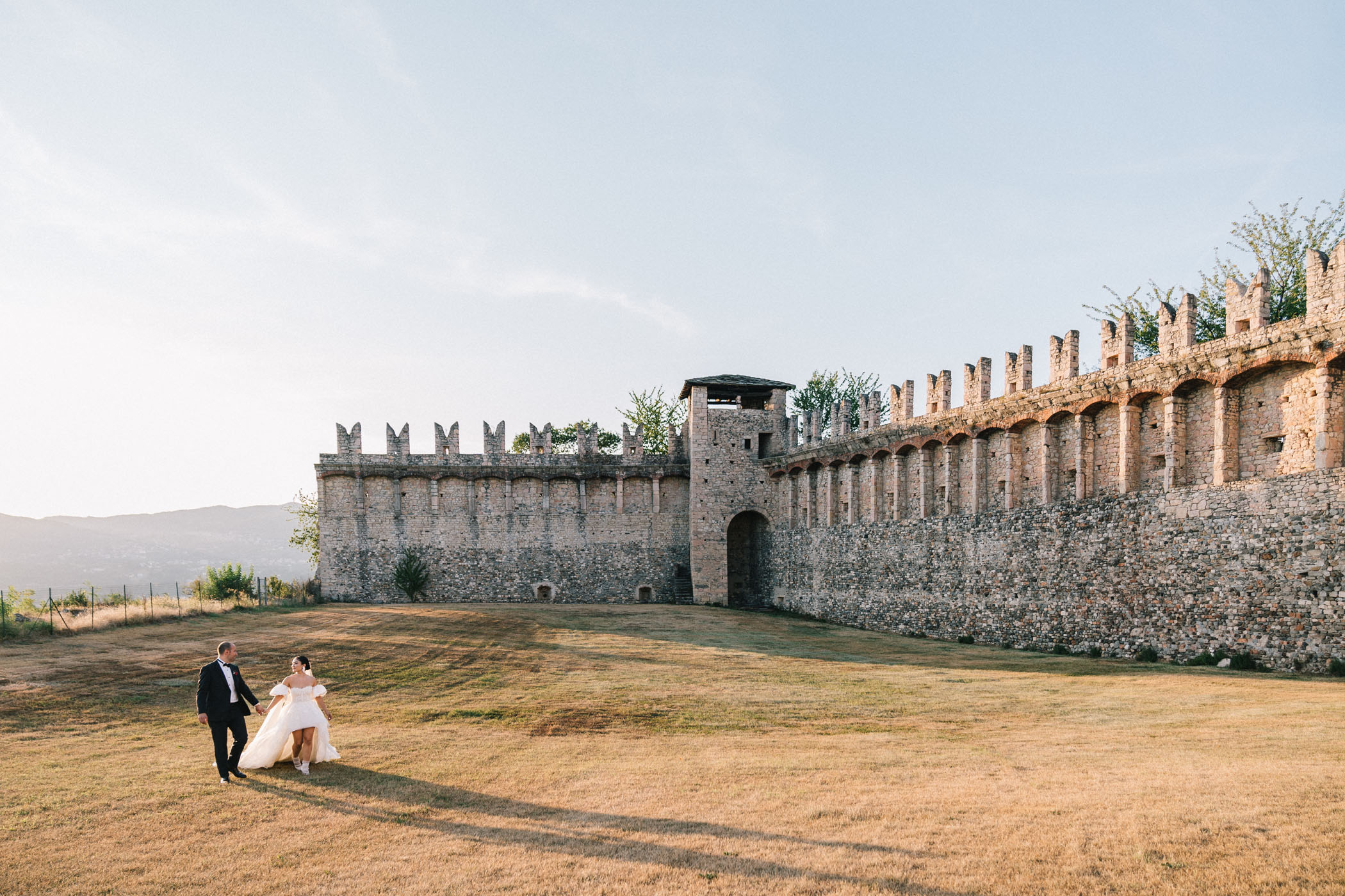 Eclectic Medieval Wedding in Italy