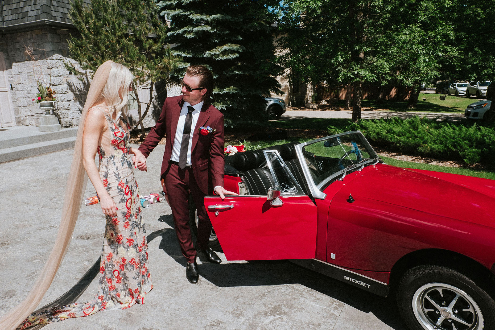 Canada's Colorful Rock 'n' Roll Backyard Anti-Wedding