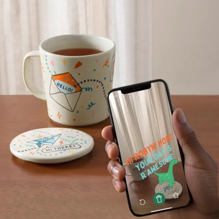 augmented reality mug and coaster set tech best long distance relationship gifts