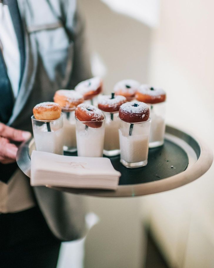 best Christmas wedding ideas on a budget late night snack milk and cookies