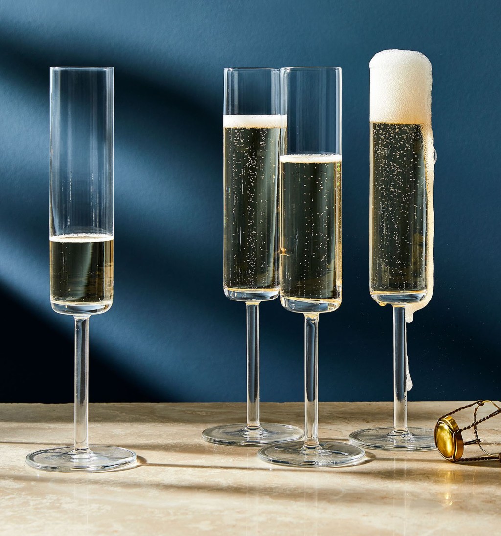 best crystal flute champagne glasses