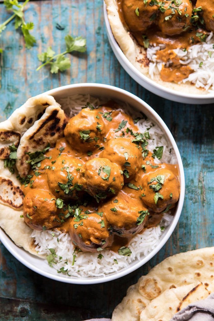 butter chicken meatballs easy fall dinner ideas and recipes