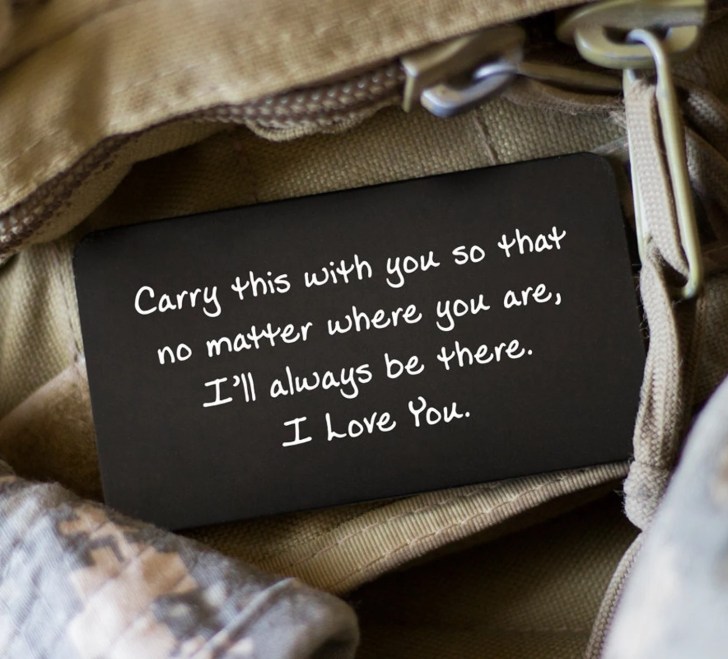 cute engraved wallet insert card best long distance relationship gifts for him
