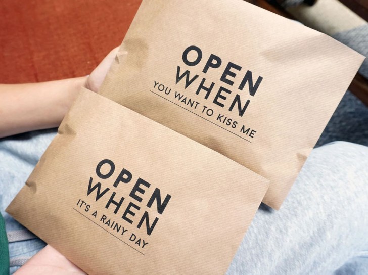 cute "open when" envelopes best long distance relationship gifts for her
