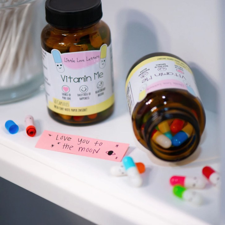 cute vitamin me love notes personalized best long distance relationship gifts