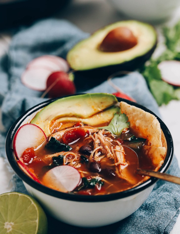 instant pot chicken tortilla soup healthy easy fall dinner recipes and ideas