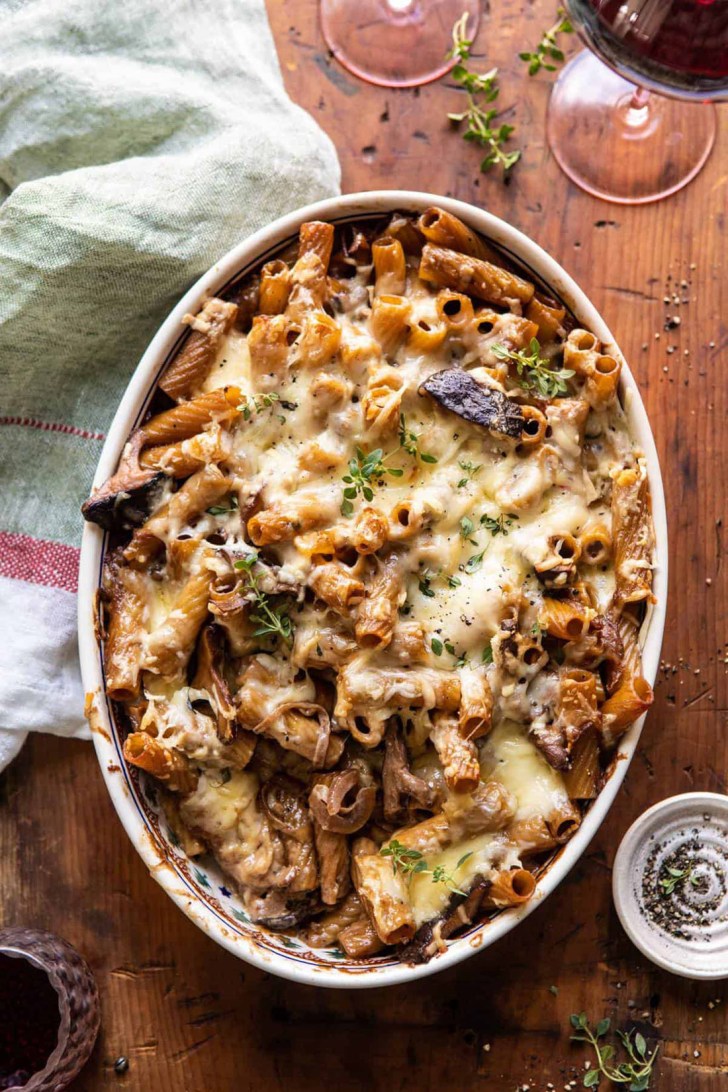 one pot creamy french onion pasta bake comfort food sunday fall dinner ideas and recipes