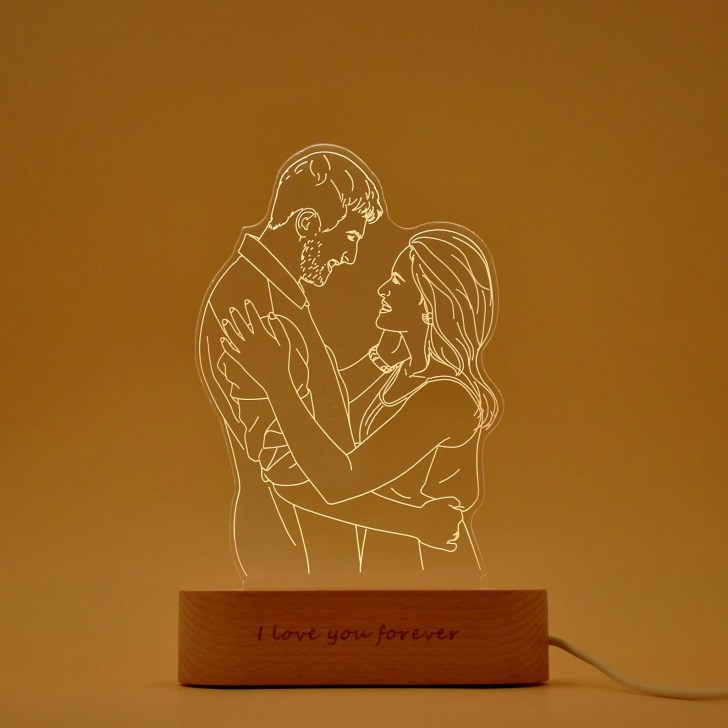 photo engraving night light lamp personalized best long distance relationship gifts for her