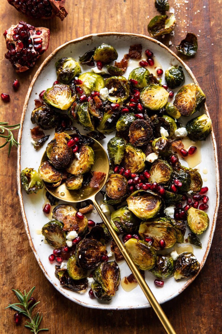 roasted bacon brussels sprouts healthy easy fall dinner ideas and recipes