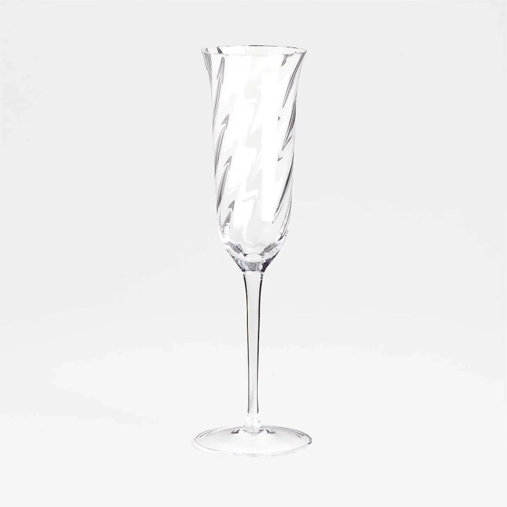 best tulip champagne glasses with vintage crystal texture