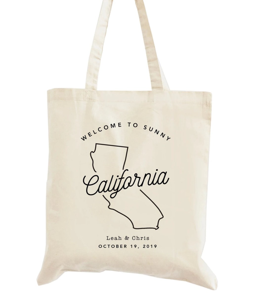 wedding welcome bags for california wedding